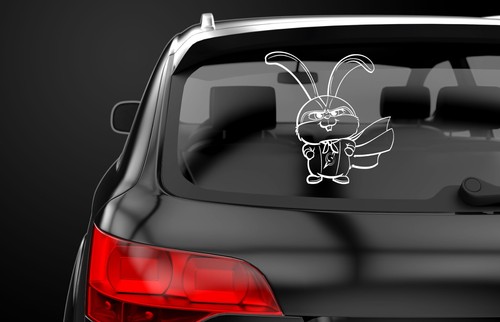 Snowball The Secret Life Of Pets Kids Bedroom Wall Car Window Vinyl Sticer Decor - Picture 4 of 9