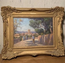 French Impressionism piece, c.1900, Beautiful Frame