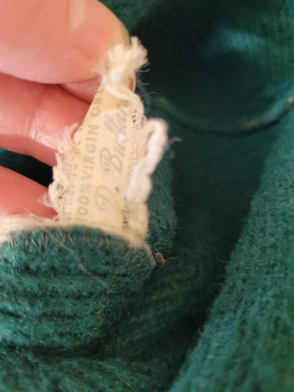 2 Hat Liners Vintage E. D. Bullard Winter 100% Virgin Orlon Green Fitted USA