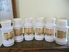 6 Vintage 1970's white spice jars w/ labels — photo 1