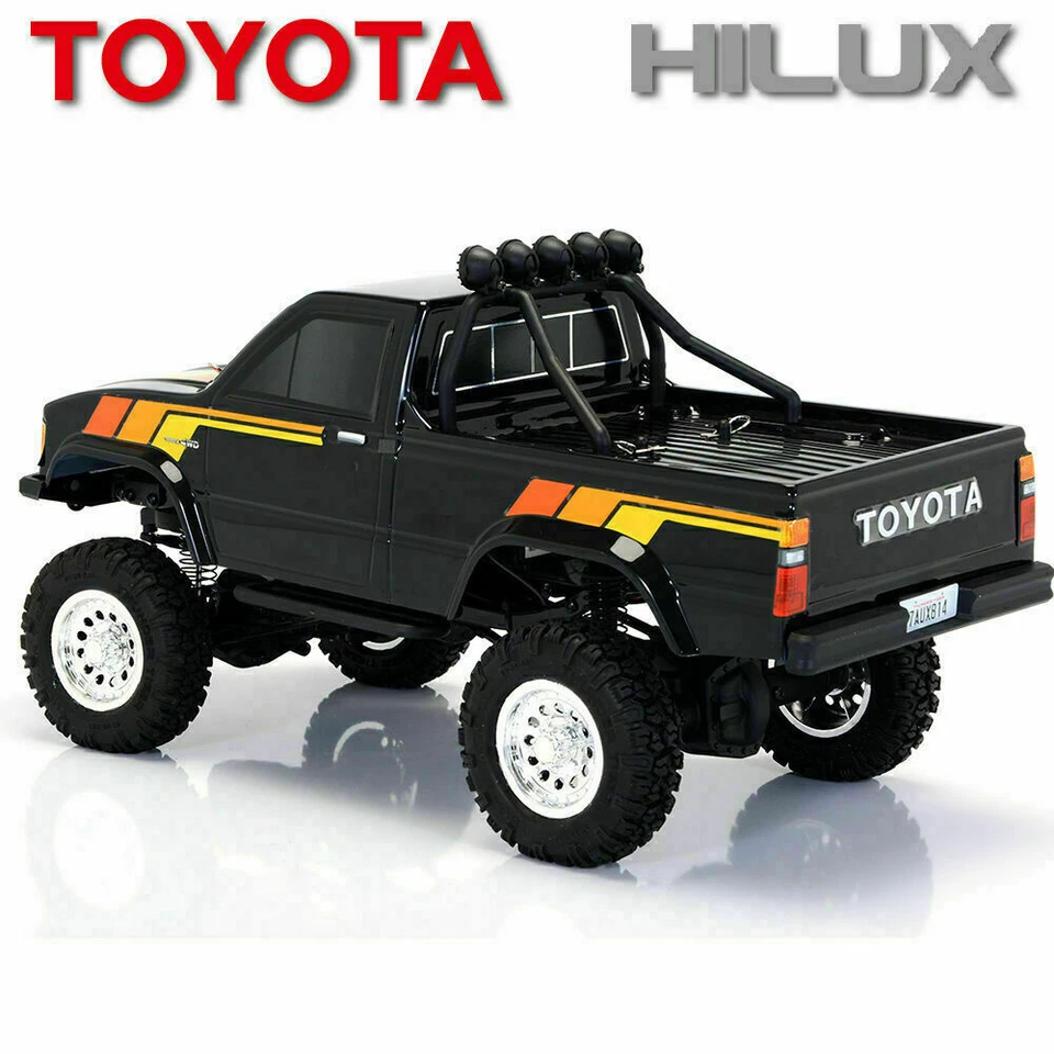 Thunder Tiger TOYOTA Hilux 1/12 PICK-UP TRUCK RTR Black/ Blue/ Red - Image 3 of 4
