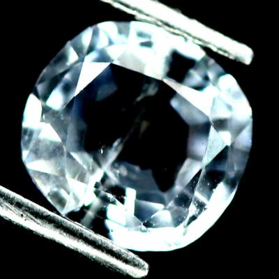 SHOLA Echt 1,16 Ct Natürlicher Farblos Saphir Nur Erhitzt aus Madagaskar - Bild 1 von 2