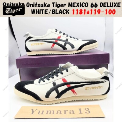 Onitsuka Tiger MEXICO 66 DELUXE WHITE/BLACK 1181a119-100 Unisex Size