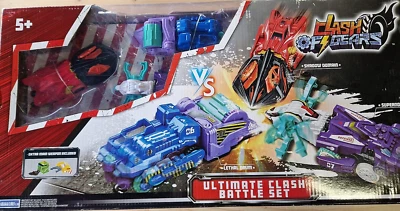 ALPHA GROUP Ultimate Clash Battle Set, 3 Fahrzeuge + Arena, NEU/OVP