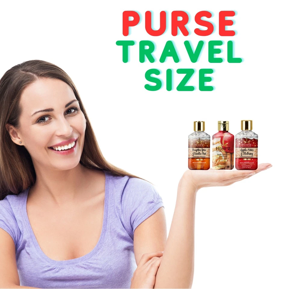 PACK de 3 especias de calabaza Hempz Holiday, crema de mantequilla de arce y sidra de manzana nuez moscada Foto 4 de 4