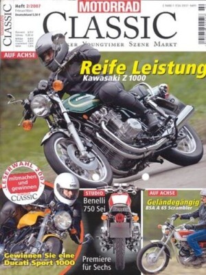 MC0702 + KAWASAKI Z 1000 + BSA A 65 Scrambler + MOTORRAD CLASSIC 2/2007