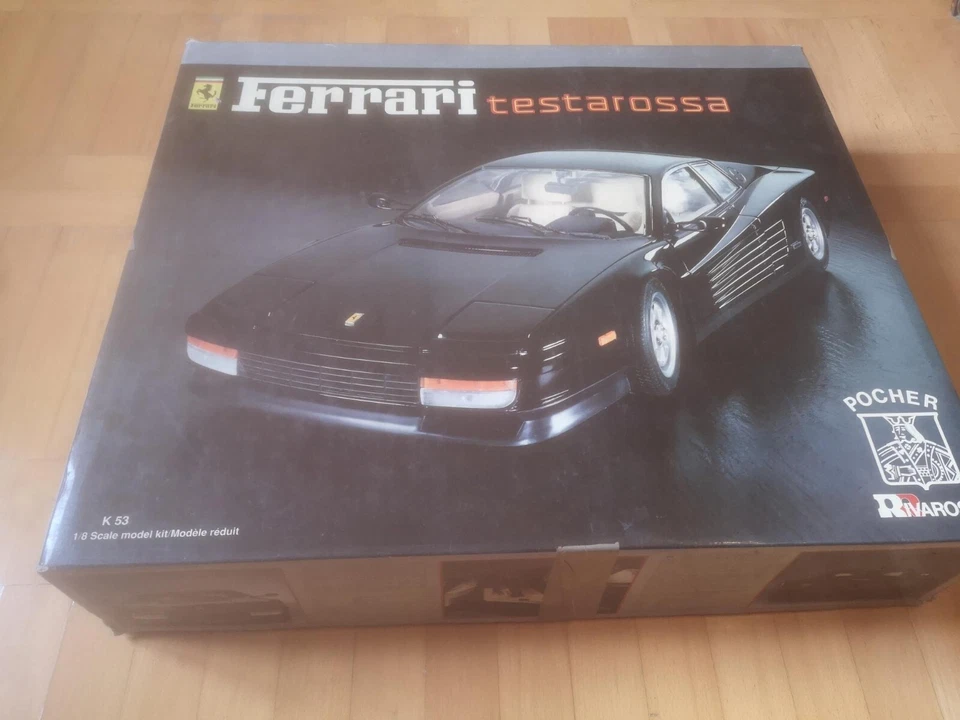 EMPTY Box of POCHER Ferrari TESTAROSSA Coupè Black K53 - Image 2 of 4