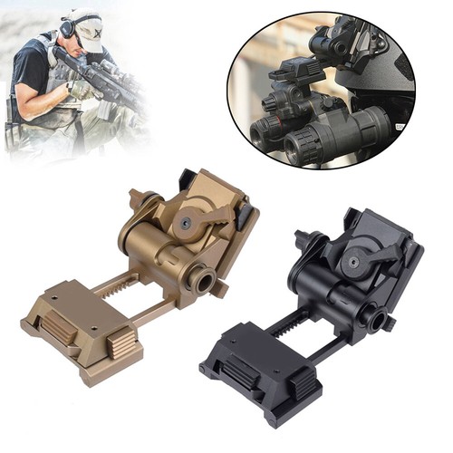 Metal CNC Night Vision Tactical Helmet Mount L4G24 For PVS15 PVS18 GPNVG18 A
