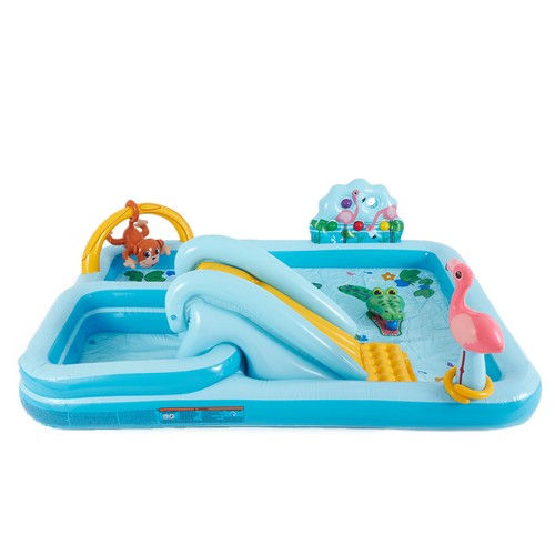 Intex 96" x 78" x 28" Inflatable Jungle Adventure Play Spray Pool (Open Box) - Picture 8 of 10
