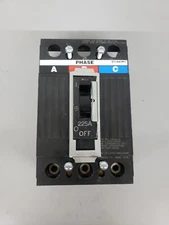 GE TQD32225 225 Amp 3 Pole 240 VAC type TQD circuit breaker 10,000 AIC