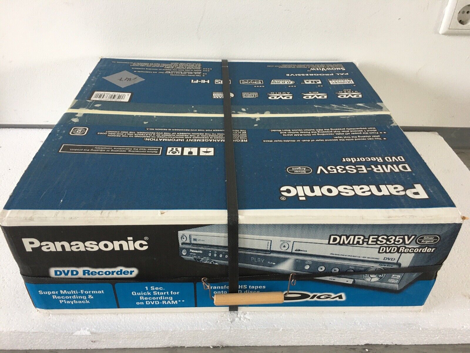 Panasonic DMR-ES35V DVD- VHS-Videorecorder NEU SEALED OVP 2J. GARANTIE