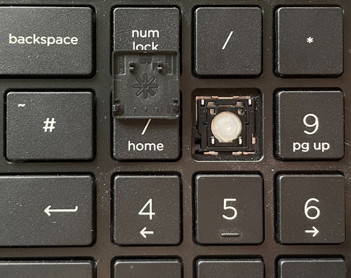 Keyboard Replacement Keys for HP 15-db0521sa 15.6" Laptops UK Layout NOT Backlit - Picture 7 of 11