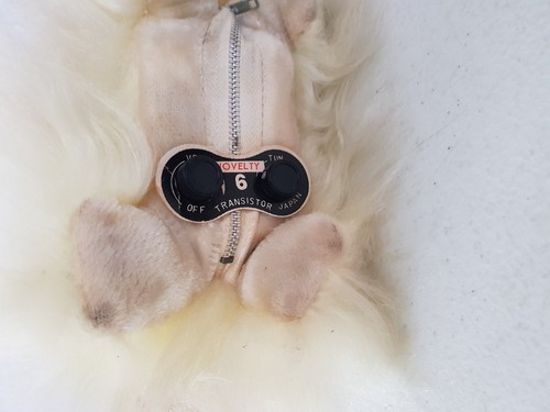 Radio - Perro Cachorro Años 60 Naranja Blanco De Colección 6 Japón Novedad Co Transistor AM - Imagen 10 de 13