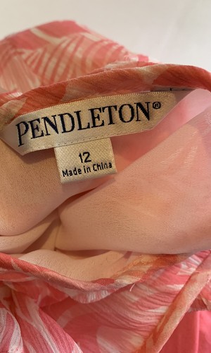 Pendleton Two Piece Shirt Jacket and Skirt Set Sze 12 Bubble Gum Pink W/tags *** - Picture 20 of 24