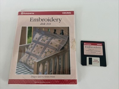 Designer Quilt Embroidery Designs Disk #101 Husqvarna Viking Designer 1 & PC