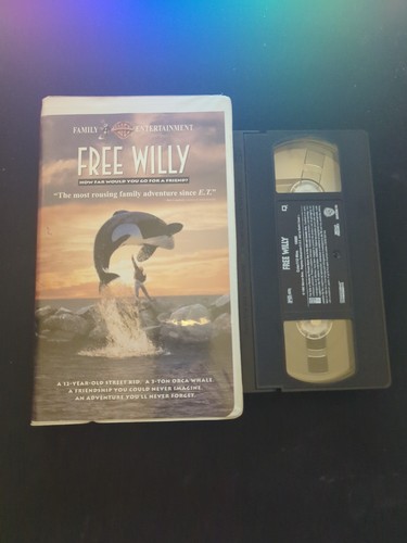 Free Willy VHS 1993 Warner Bros Pre Owned
