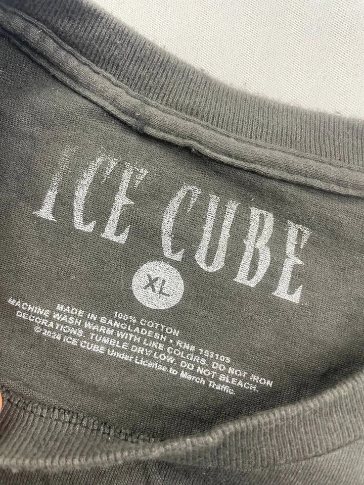 Ice Cube “Lench Mob” Men’s Size XL Black T Shirt Black Short Sleeve Streetwear - Image 2 of 4