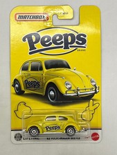 Matchbox VW 1962 Volkswagen Beetle Peeps Candy Easter Yellow