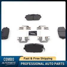 Rear Ceramic Brake Pads w/ Hardware for 2017 2018 2019 Fiat 124 Spider 1.4L