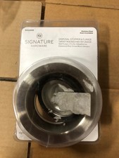Signature Hardware Garbage Disposer Flange  Stopper, Brushed Nickel, 3.5" Deep
