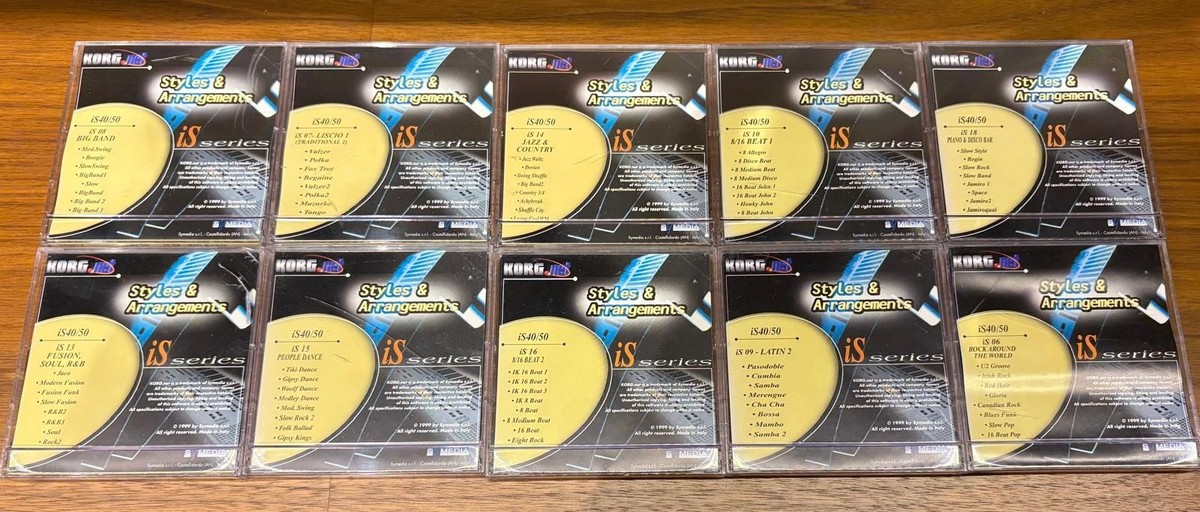 Korg Is50 Keyboard And 10 STYLE AND ARRANGEMENT DISCS 1 OWNER | eBay