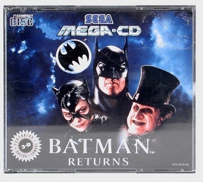 SEGA Mega CD - Batman Returns mit OVP OVP beschädigt