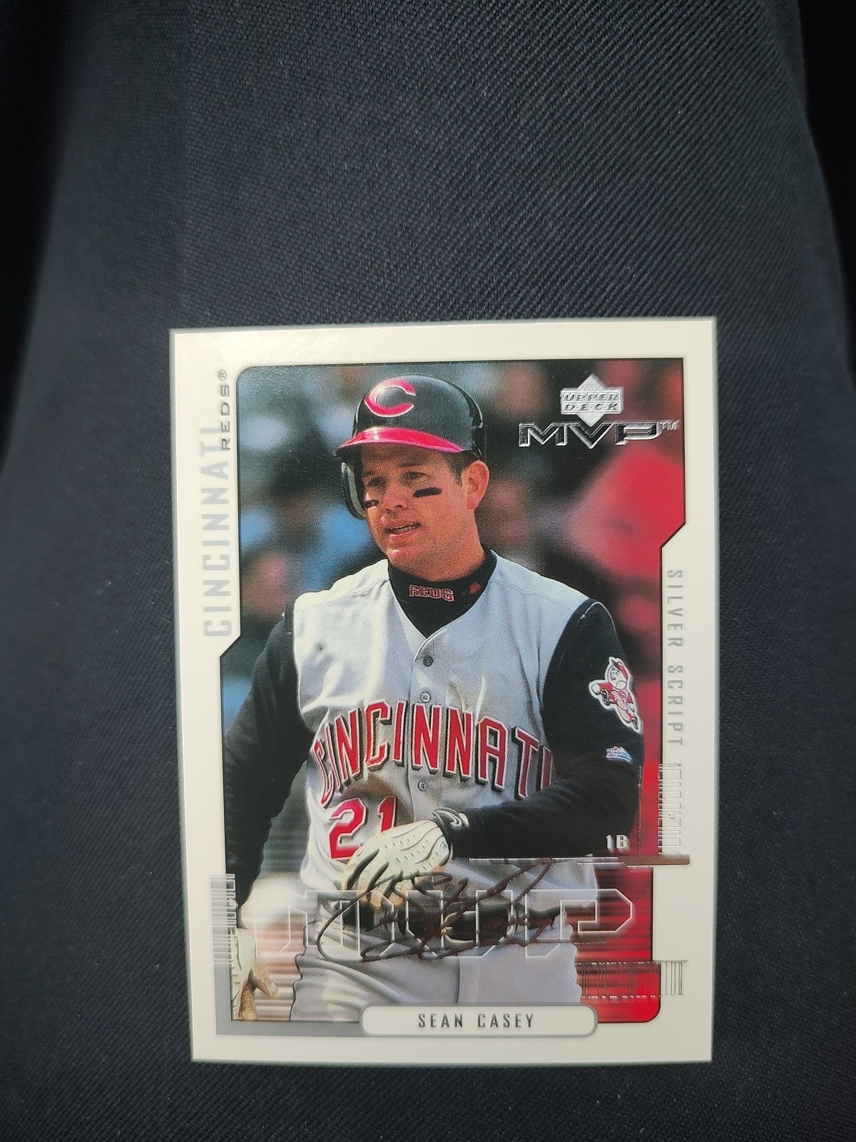 2000 Upper Deck MVP - Sean Casey #152 Silver Script