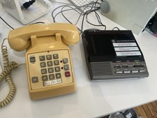 Radio Shack ET-180 Touch Tone Phone w/ GE Answering Machine 2-9860 - Tested