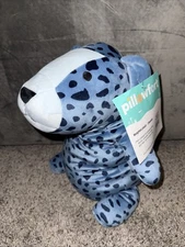 NWT Pillowfort Weighted Plush Blue Cheetah Leopard Throw Pillow Sensory 3lbs NEW
