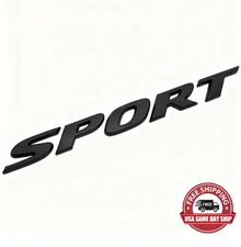 For Honda Civic Sport Rear Trunk Lid Letter Logo Badge Emblem Nameplate Black US