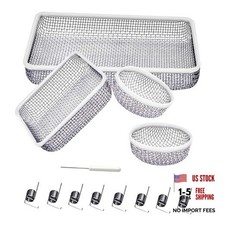 17PCS RV Furnace Vent Cover, Water Heater Vents Stainless Steel Mesh, 4 Pack