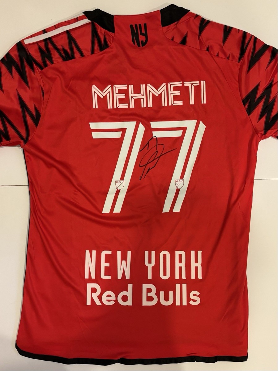 Adri Mehmeti Autographed/Signed New York Red Bulls Jersey #77 MLS