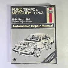 Haynes Ford Tempo & Murcury Topaz 1984 1994 Automotive Repair Manual #1418 36078