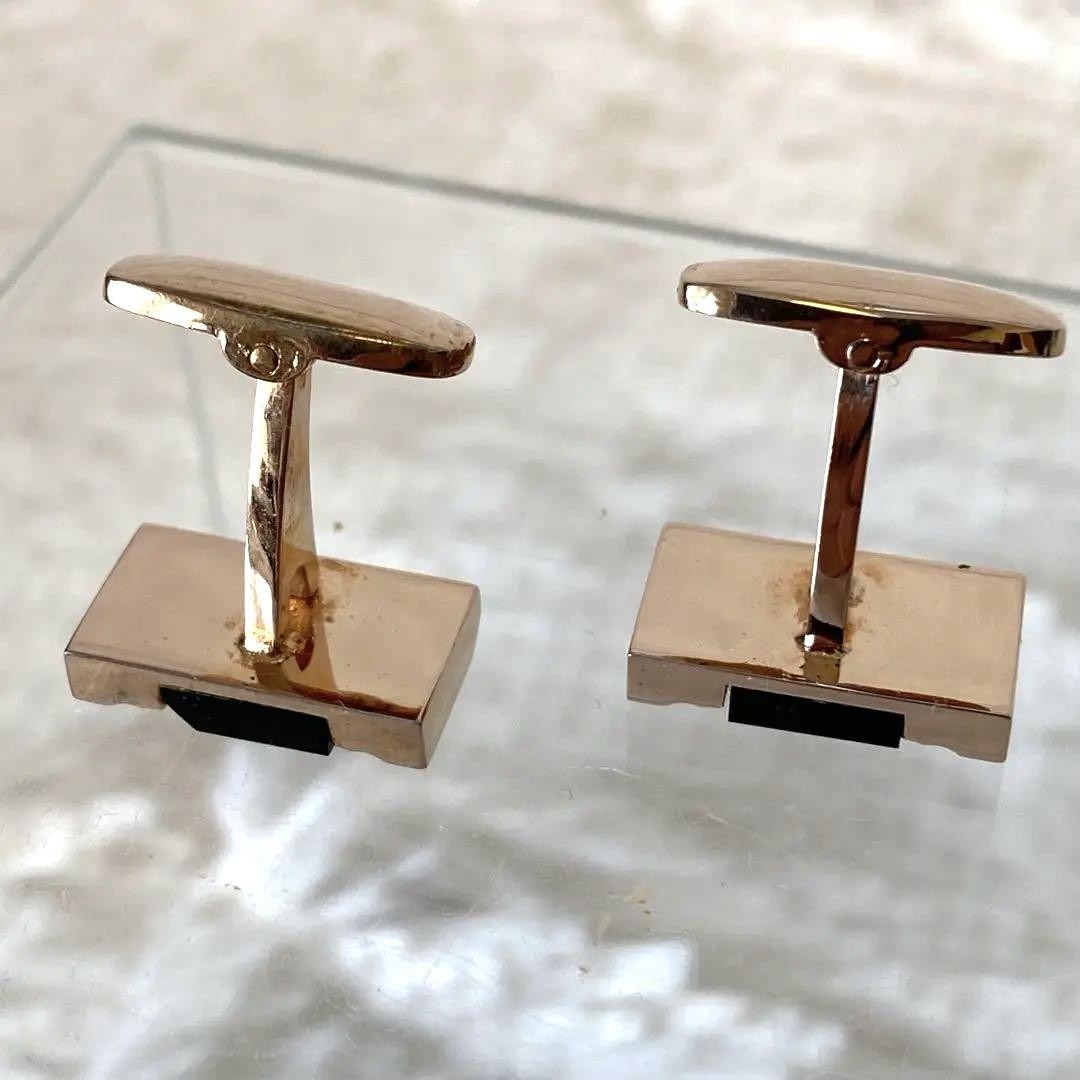 Abito formale Yves Saint Laurent YSL gemelli nero e oro logo