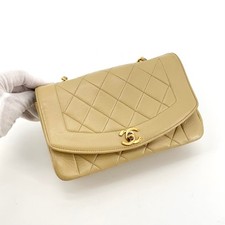 CHANEL Sac à bandoulière Diana en Cuir d'Agneau 155924070 [U]