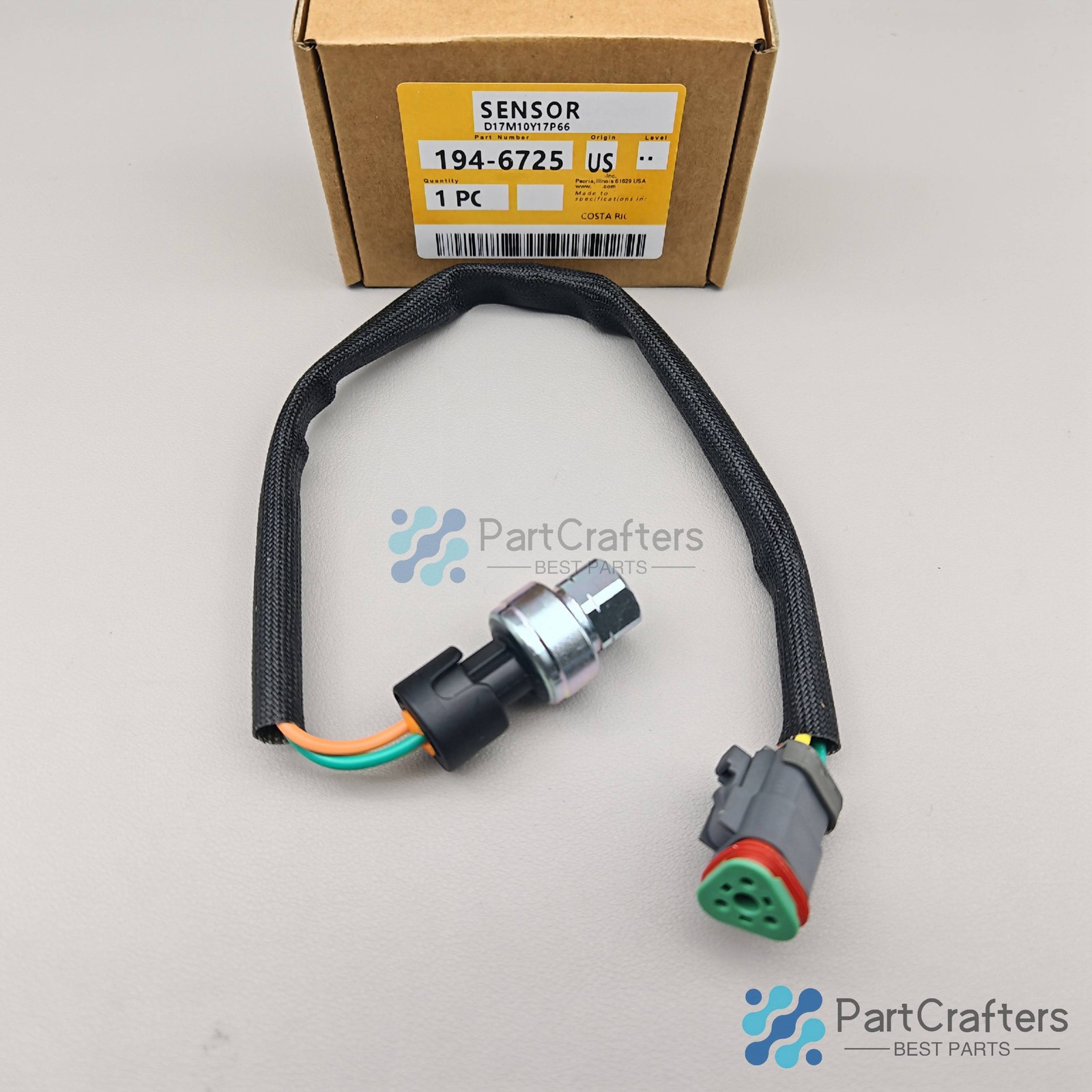 1PC Pressure Sensor 194-6725 for Caterpillar 1946725