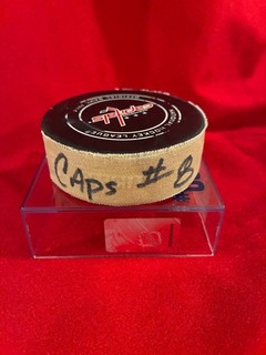 Ovechkin Goal Puck #591 Career Goal Stanley Cup Year! COA/Hologram