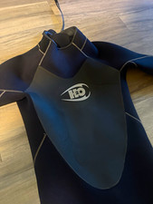 H2O Men's Full Body Neoprene Wetsuit Black Long Sleeve Full Length Suit