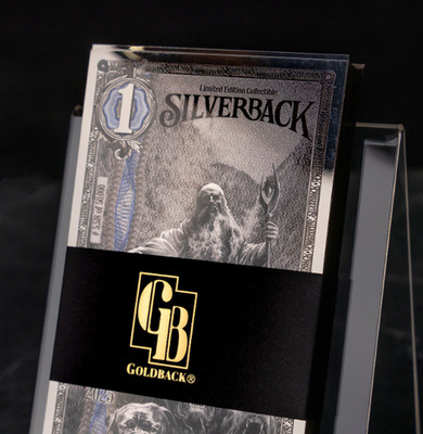 25X Silverback Hades Olympus 1/1000 OZ .999 Silver Note Limited