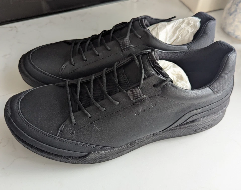 Ecco Men's Golf Biom Hybrid Leather Shoe Spikeless Size 11 - 11.5 / EU 45 Black - Image 3 of 4