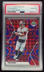 2020 Panini Mosaic Prizm Reactive Blue #135 Tom Brady PSA 10