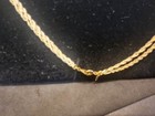 Trifari Crown White Enamel Leaf & Chains Necklace Dainty Vintage 1960's 15" — photo 8
