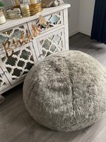 John Lewis Bean Bag Large Faux Fur Light grey (RRP £160)