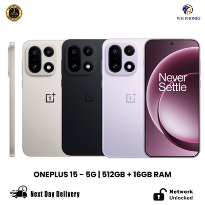 OnePlus 15 5G, 512GB + 16 RAM, 50MP KAMERA, Snapdragon 8 Gen5, 7300mAh AKKU