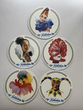 5 Frankenheim Alt Bierdeckel Bier Untersetzer  Motiv Karneval Sammlerstück