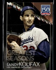 2019 Topps Update #150-97 Sandy Koufax 150 Years of Baseball Black /299
