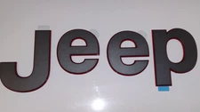 OEM 2020-2025 Jeep Gladiator  Tailgate Letters decals 68531389AA gray