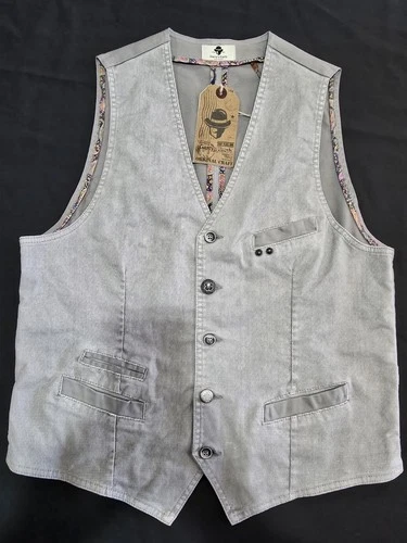 Garry's Earth Vest Handcrafted Made In Italy Size M Cod.20 - product listing photo