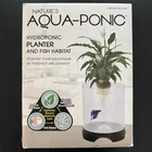 Penn-Plax Aqua-Ponic Hydroponic Planter Fish Habitat 1.4 Gallon Betta Tank NEW