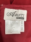 Avanti Designs Women's Red Beaded Sequin Bodice Spaghetti Strap Formal Gown — photo 4